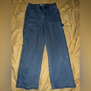 Woman Blue Jeans